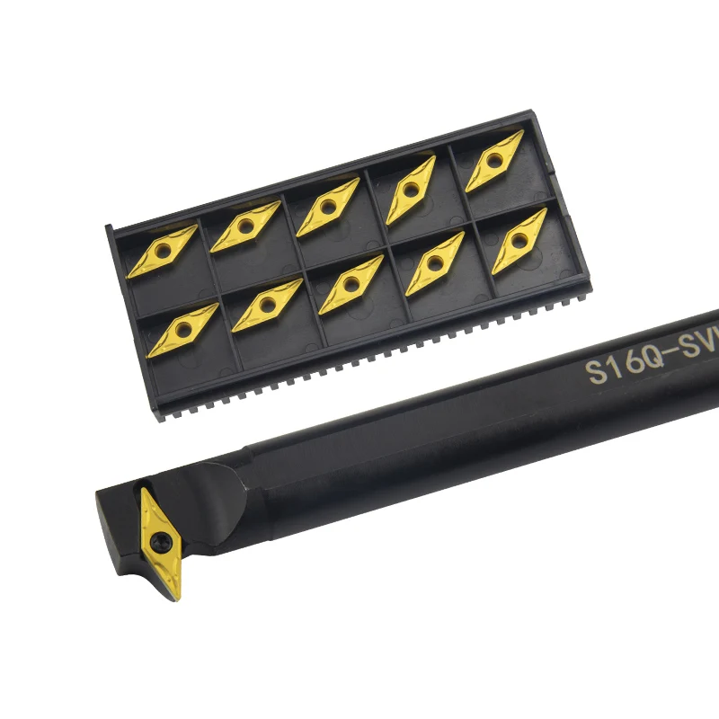 

SVWBR/L S16Q-SVWBR11 S25S-SVWBR16 Internal Turning Tool Holder VBMT Carbide Inserts Lathe Bar CNC Cutting Tools Set