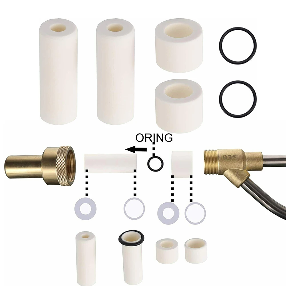 

2 Sets Sandblasting Nozzle Pressure Nozzle Tip For Tool Daily 5000 PSI Equipment