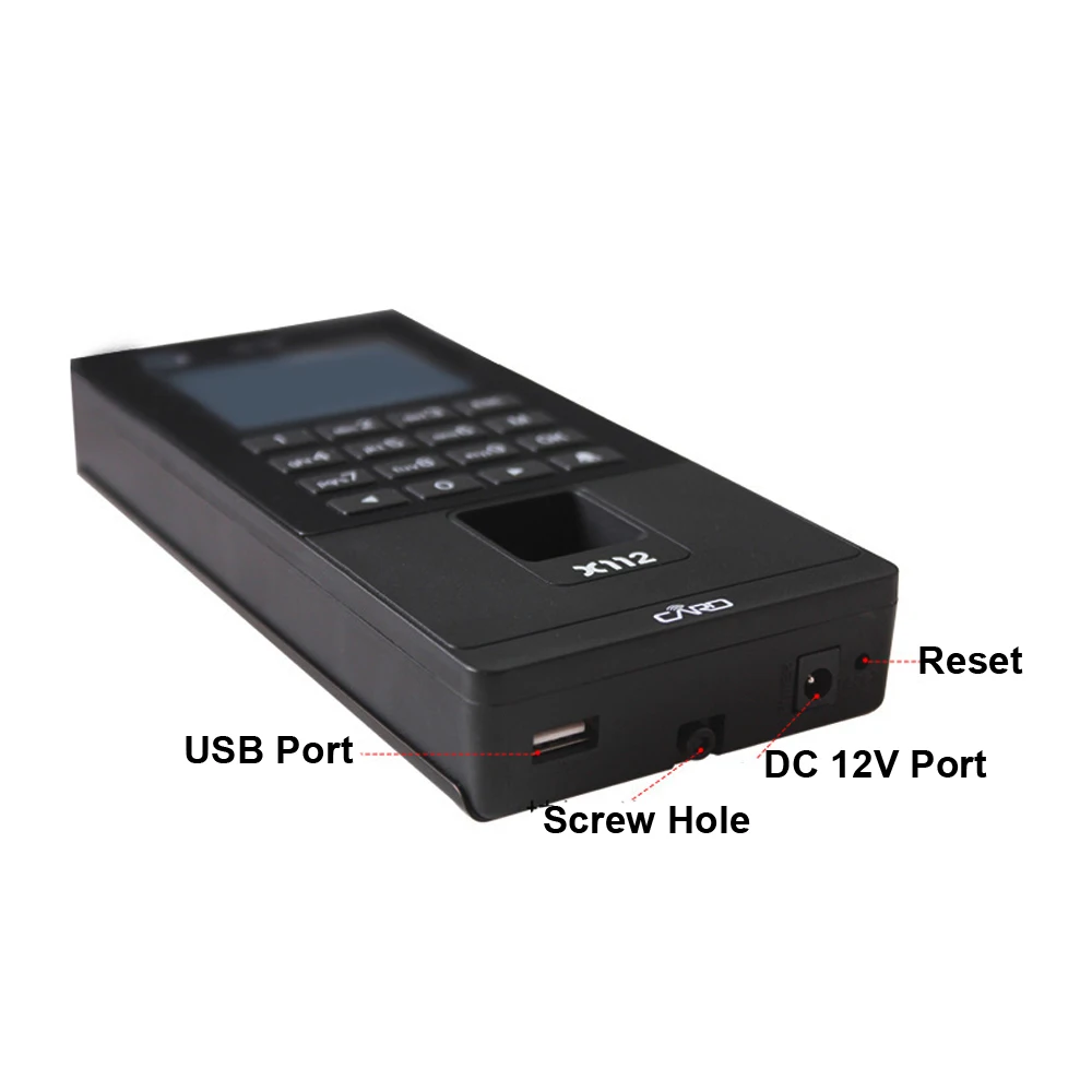 2 8 дюйма TCP/IP/USB биометрическая система контроля допуска к двери считыватель