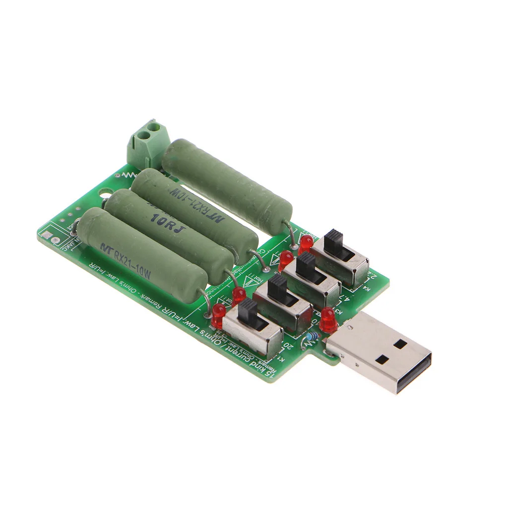 2018 USB электронный сброс нагрузки резистивный токоудержатель Регулируемый 15