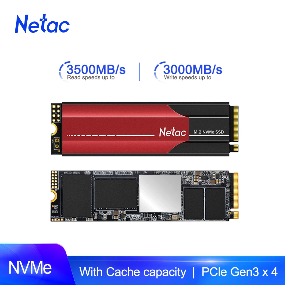 Внутренний жесткий диск Netac M.2 NVMe SSD 1 ТБ PCIe 3500 Мбит/с M2 2280 250 ГБ 500 | Компьютеры и офис