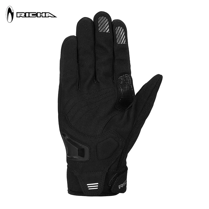 Мотоциклетные Перчатки RICHA для мужчин и женщин сетчатые дышащие с защитой от