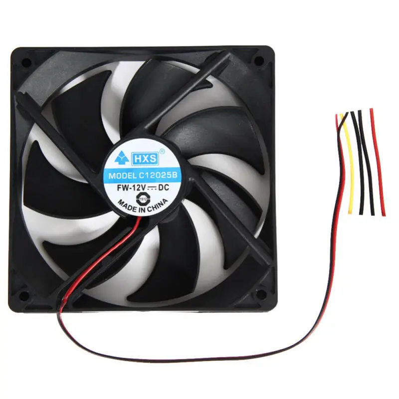

120mm 12V 4Pin Low Noise Cooler PC Case Fan Computer CPU Cooling Radiator AU