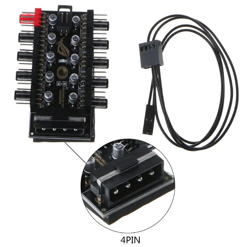 PWM вентилятор 10 концентратор Sata Molex охладитель охлаждения разветвитель