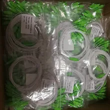 Free shipping  10 PCS/Lot 1X2 1X4 1X8 1X16 1X32 PLC SC/APC SM 0.9mm G657A1 PVC 1m FTTH Fiber Optic Splitter