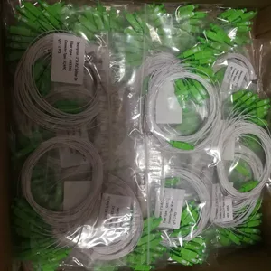 free shipping 10 pcslot 1x2 1x4 1x8 1x16 1x32 plc scapc sm 0 9mm g657a1 pvc 1m ftth fiber optic splitter free global shipping