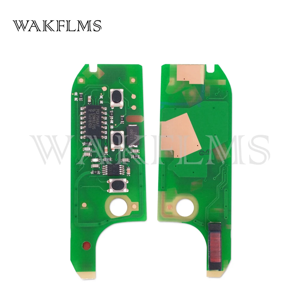 3 кнопочный флип ключ дистанционный брелок для Alfa Romeo Mito (Delphi BSI) 2008 2016 чип PCF7946 433