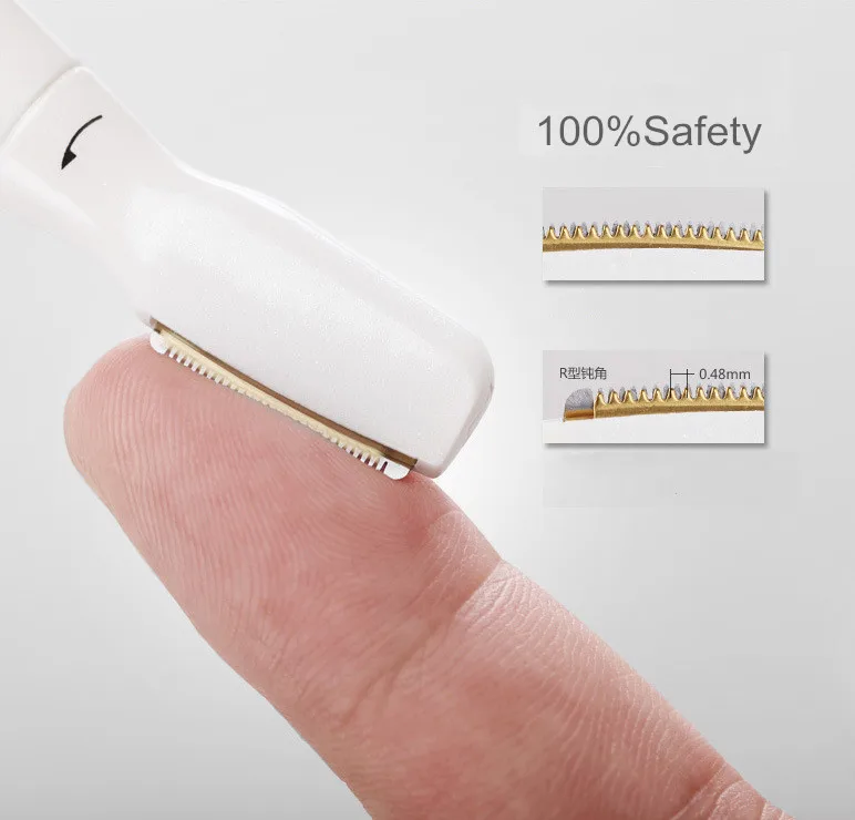 KM 8188 Водонепроницаемая мини электрическая бритва для волос безболезненный