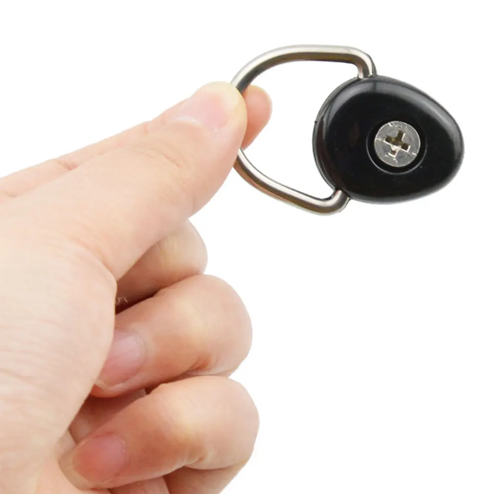 

10PCS Kayak D Ring Canoe Oval D-Type Buckles for Boat Canoe Kayak Fishing Rigging Bungee Accessories D Ring Tie Down Black