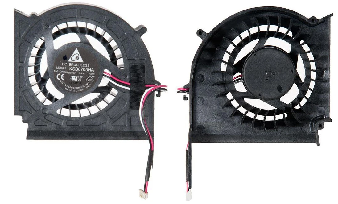 Вентилятор (кулер) для Samsung RF410, RF411, RF510, RF511, RF710, RF711, RF712, p/n: DFS531005MC0T F81G-4, KSB0705HA -AK1Y, KSB0