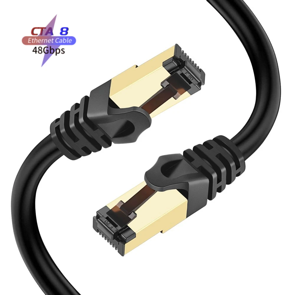 

Cat 8 Ethernet Cable LAN Network Cat8 Rj45 Speed Network Cable 40Gbps 2000Mhz 26AWG 1m 2m 3m 5m 10m 20m 30m For Router Modem