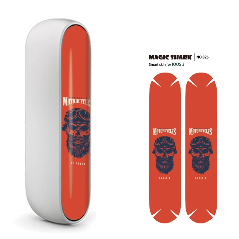 Магия акулы Новинка Череп Тигр наступает зима наклейка на мотоцикл для