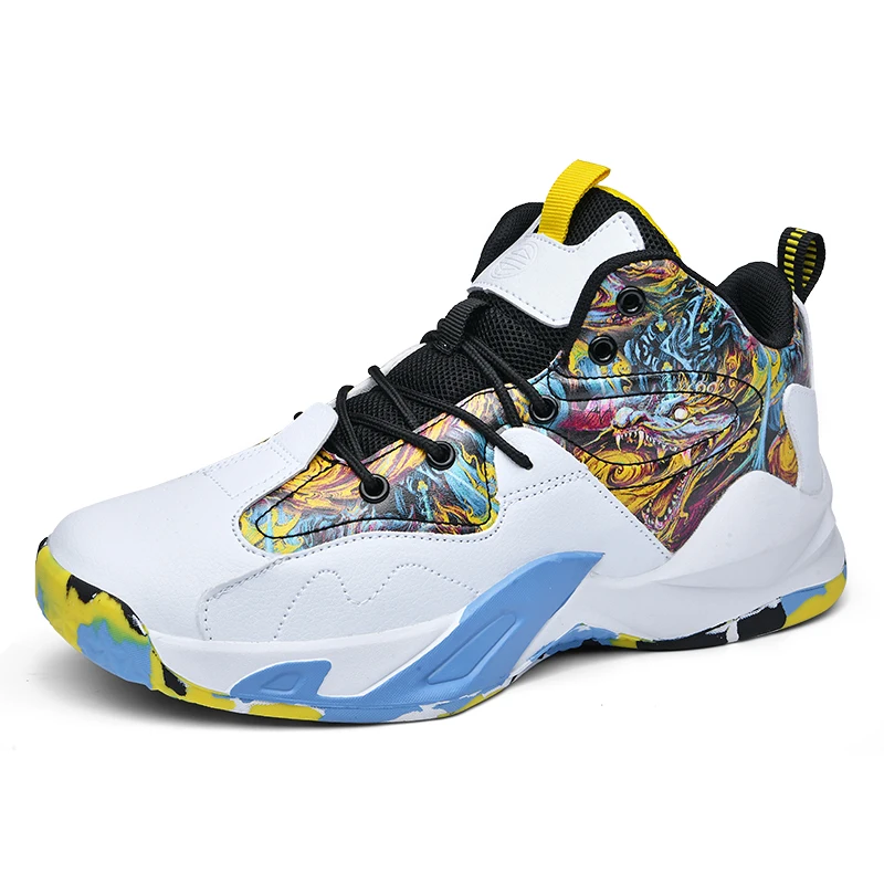 

Professional men's basketball shoes basketball sports shoes anti slip high top breathable men's basketball training shoes