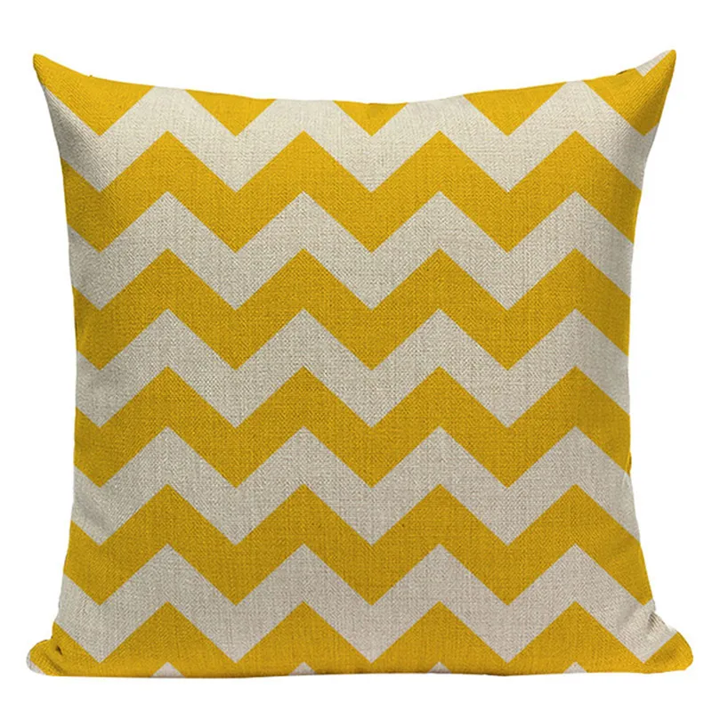 Геометрический желтый стиле из хлопка с сердечком и Графика автокресло