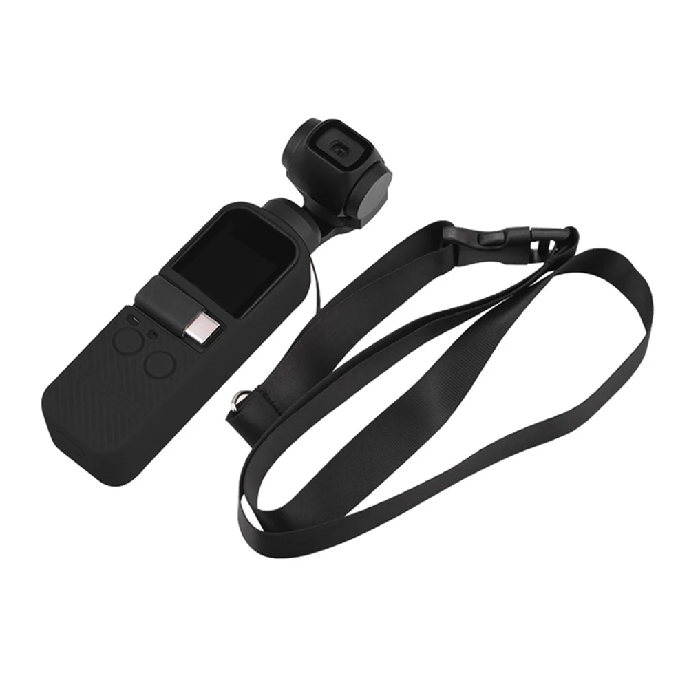 Защитный силиконовый чехол для объектива со шнурком карманной камеры DJI OSMO