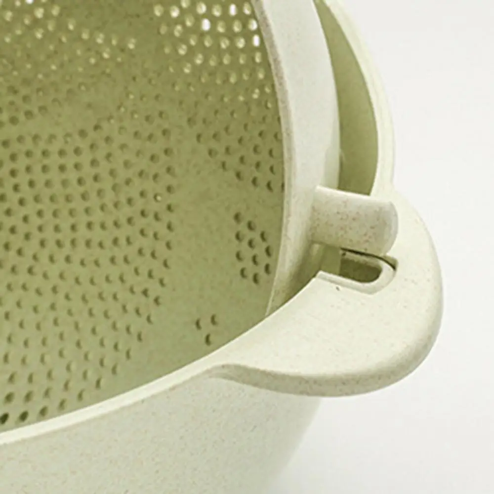 

Kitchen Rotating Double Layer Strainer Fruit Vegetable Washing Draining Basket