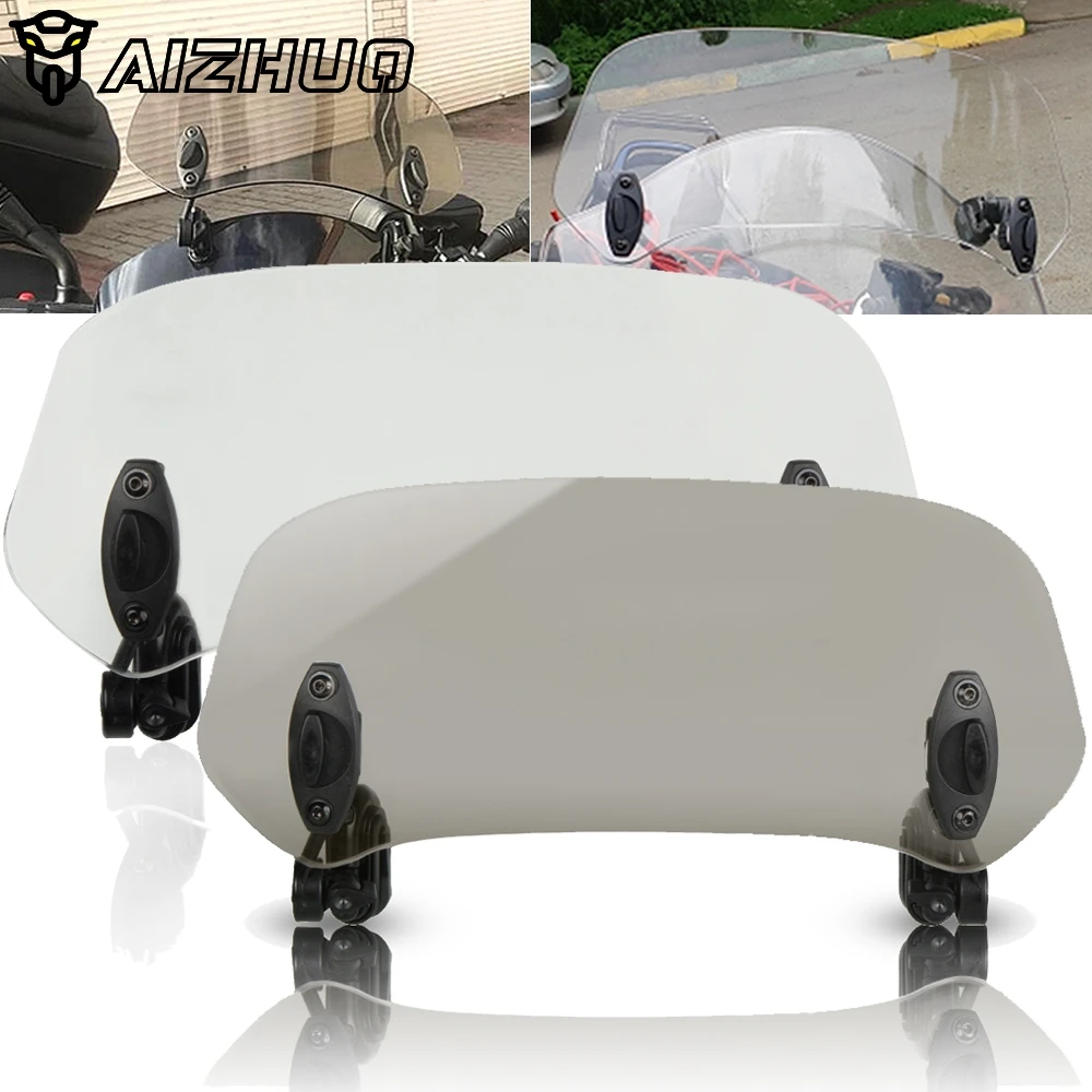 

FOR SUZUKI GSR 400/600 GSR400 GSR600 V-Strom DL 1000/650 GSXS750 SV650 GSX-S1000 Motorcycle Windshield Wind Screen Air Deflector