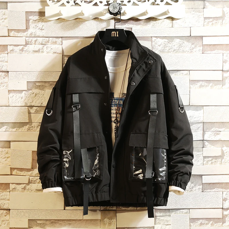 Оригинальные мужские куртки весна-осень Повседневная модная куртка-бомбер