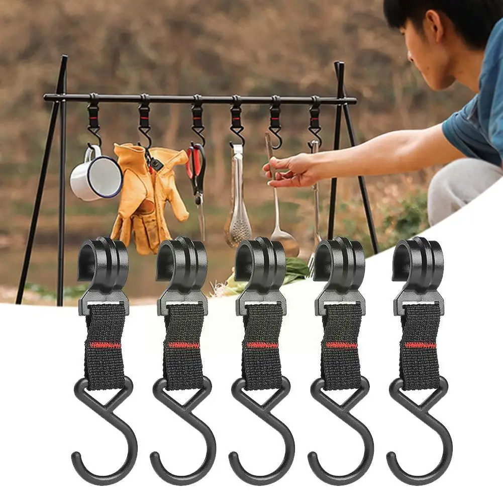 

Outdoor Camping Movable Storage Hooks Detachable Hanging 100% Quality Brand Nylon High Hooks New, S-Shaped Hooks O9O9