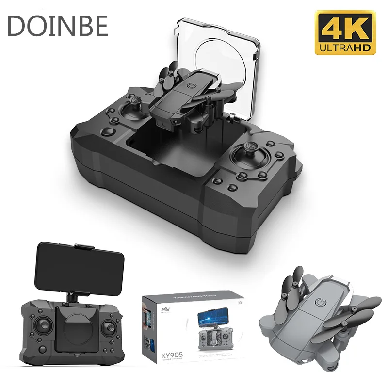 

DOINBE KY905 Mini Drone with 4K Camera HD Foldable Quadcopter One-Key Return Wifi FPV RC Helicopter Quadrocopter Kid's Toys