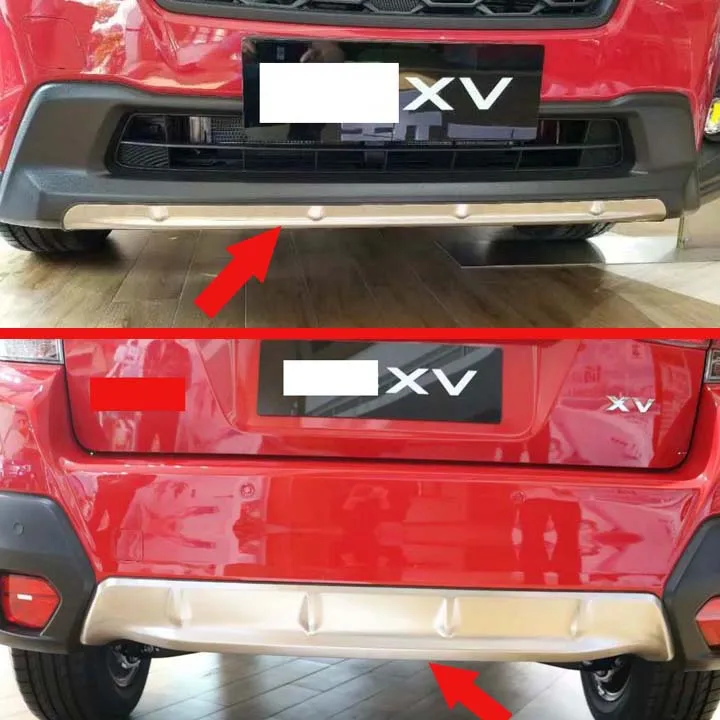 

Противоскользящая защитная пластина из нержавеющей стали для переднего и заднего бампера Subaru XV 2018 2019