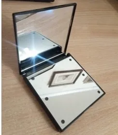 Led квадратное зеркало для макияжа Складное двухстороннее Abs Hd зеркало инструменты для макияжа дропшиппинг