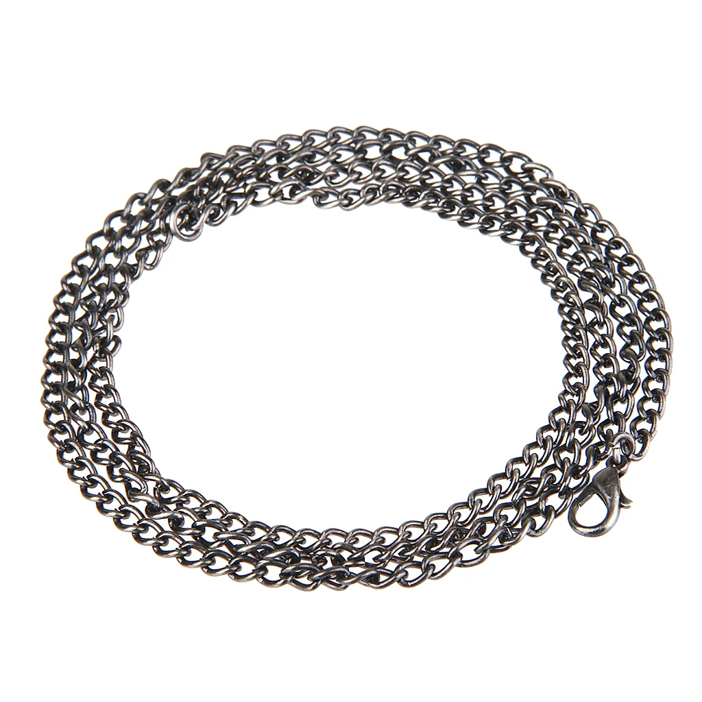 80 см винтажный сплав карманные часы цепь брелок ожерелье 5 цветов на