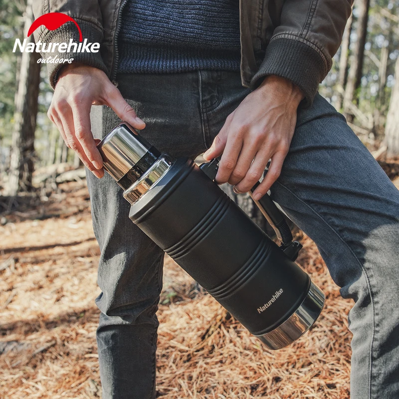 Уличный термоизоляционный чайник Naturehike 24 часа сохранение тепла 2200 мл большая
