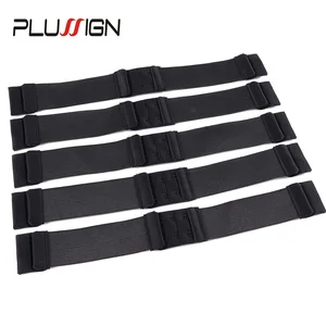 5 шт.лот Регулируемый эластичный ремешок для парики Плоский эластичный шнур парик регулируемый ремешок с регулируемым зажимом эластичные ленты для шитья парики