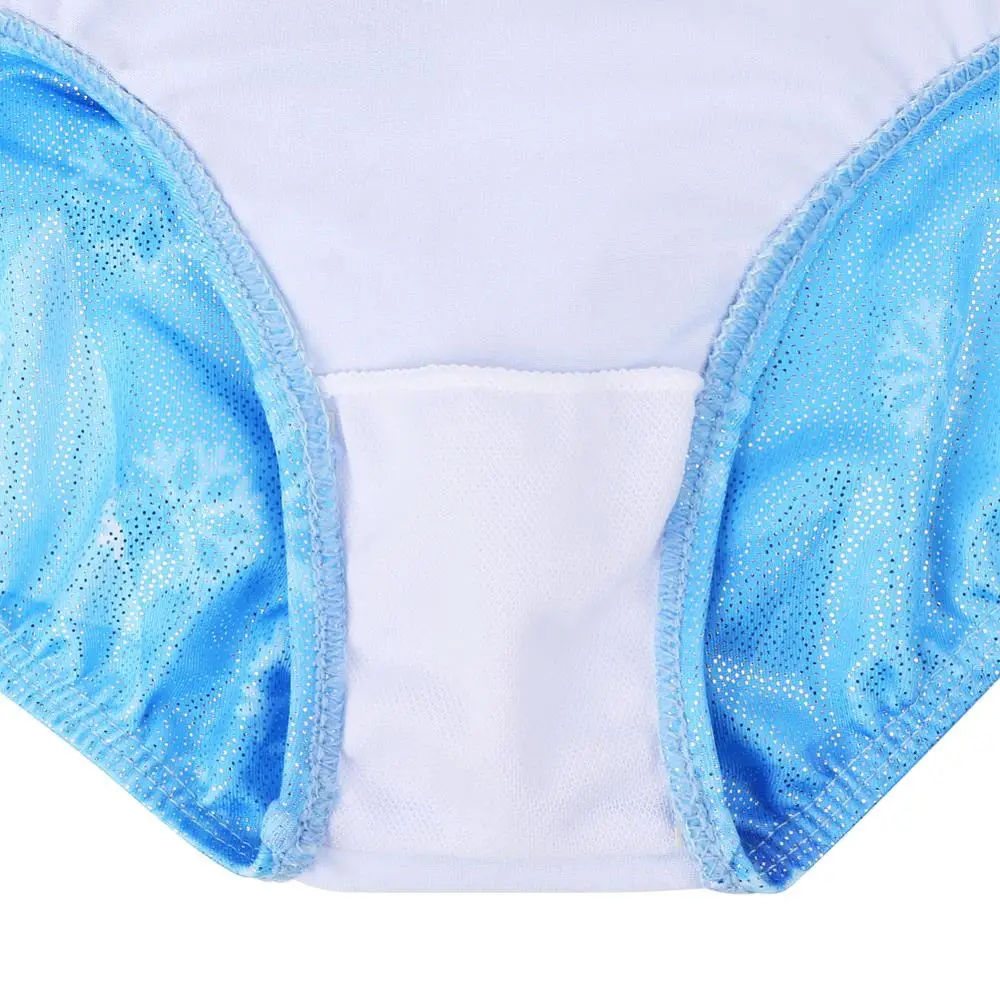 BAOHULU Sleeveless Ballet Leotards for Girls Blue Color Snowflake Print Gymnastics Clothe Kids Practice Dance-Costume | Тематическая