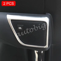 for 2016 2021 toyota vellfire alphard interior door speaker trims cover accessories matte chrome