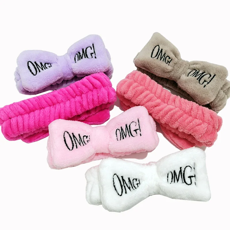 

HairBands Washing Hair Holder Warm Coral Ear HeadBands Fashion Hair Accessories for Girl Women