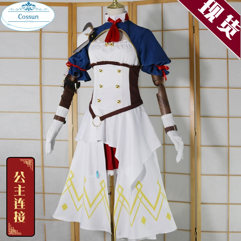 

Соединение с принцессой из аниме! Re: погружения Pecorine карнавальный костюм Redive дамских платьев Armour корона для Хэллоуина женские вечерние форм...