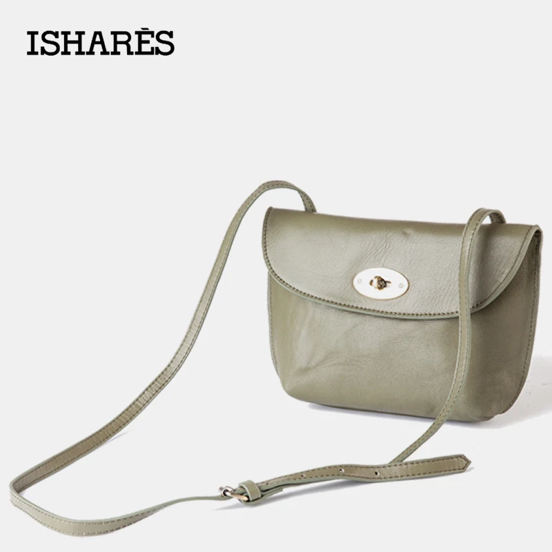 Женская сумка через плечо ISHARES из натуральной кожи модный мини-светильник