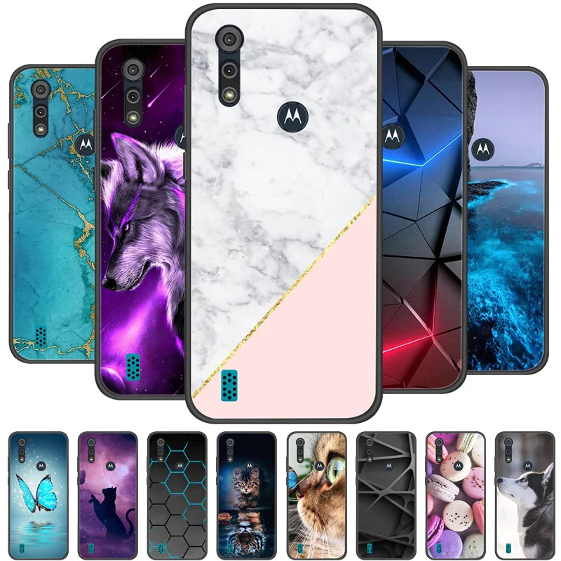 

For Moto E6s 2020 Case Phone Cover Silicone Back Cases for Motorola Moto E6i Case Soft TPU Para for Motorola E6s 2020 6.1'' E6i