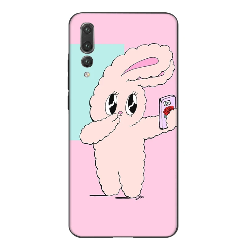 Чехол для мобильного телефона huawei Y5 Y6 Y7 Y9 mate 10 20 Pro Nova 2i 3 3i 4 5i Lite чехол розовый