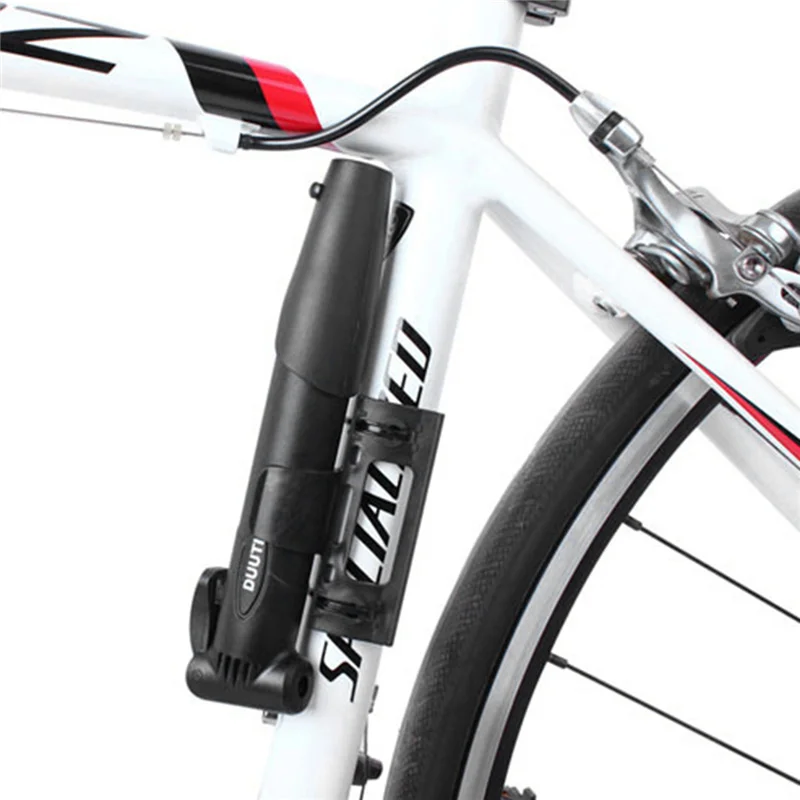 Bomba de aire port&aacute;til multifuncional para bicicleta, herramientas de bomba de aire de doble carrera, Boca de Gas, bal&oacute;n de f&uacute;tbol y baloncesto-3