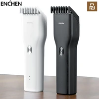 youpin enchen electric clipper for men kids usb chargeabe hair clipper two speed ceramic cutter hair fast charging hair trimmer