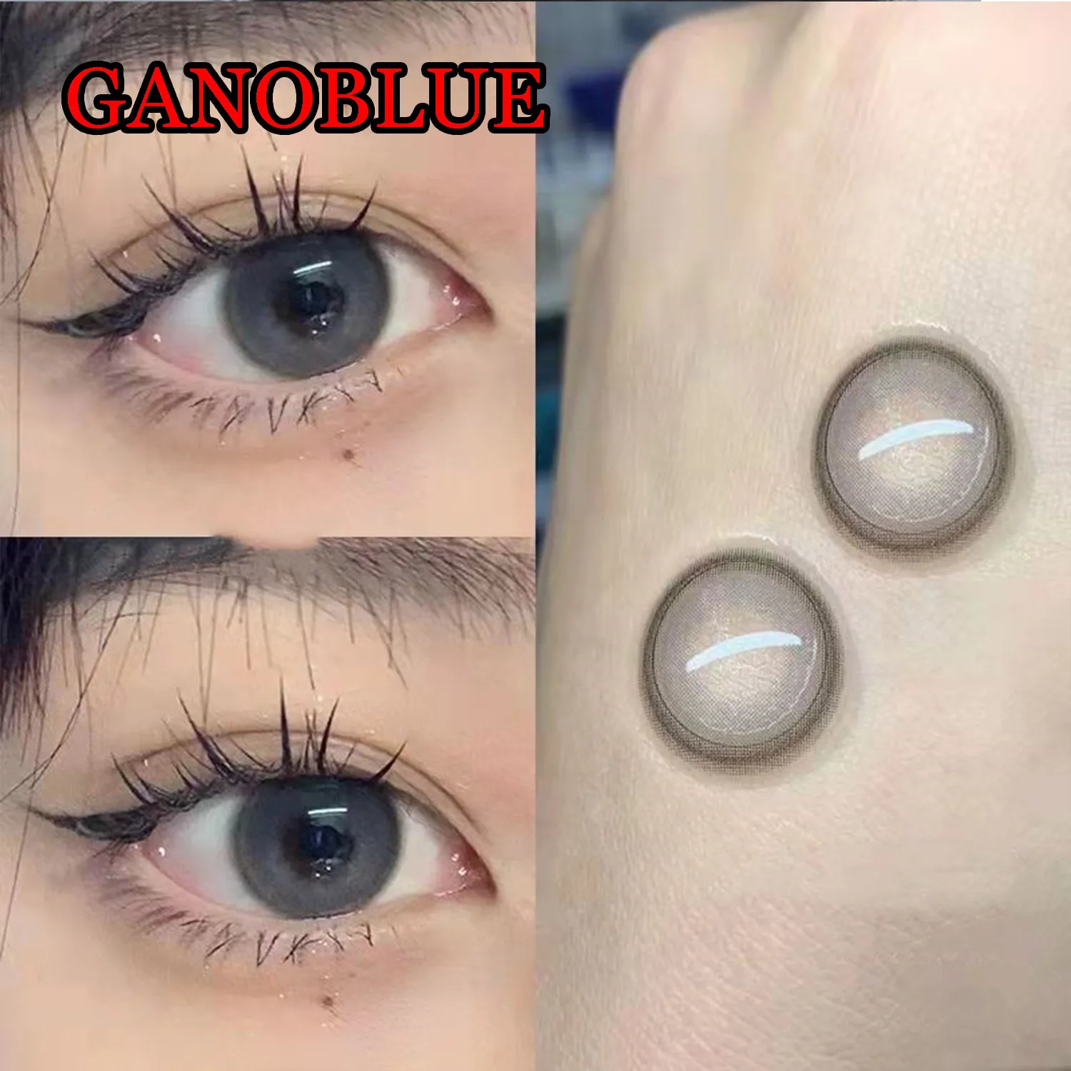 

2021 Dolly Big Eyelook Contacts Lenses for Eye Fancy Makeup Glasses контактные линзы Ganoblue