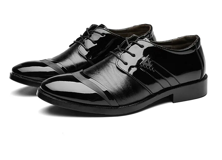 Туфли оксфорды мужские классические деловой стиль заостренный носок