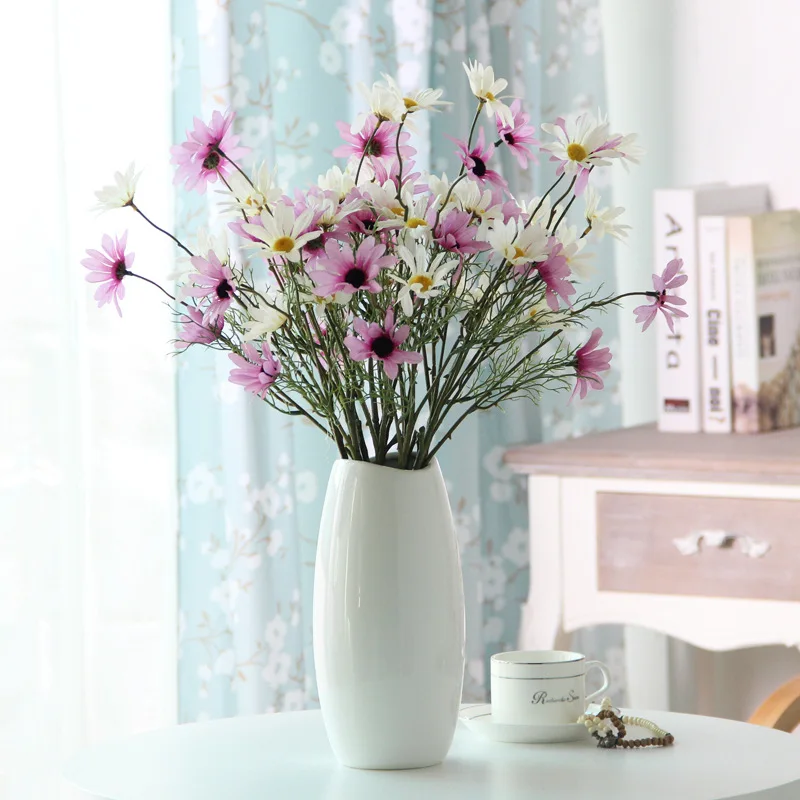 5 шт./партия Красивые Искусственные цветы Coreopsis головок/Букет пластиковый