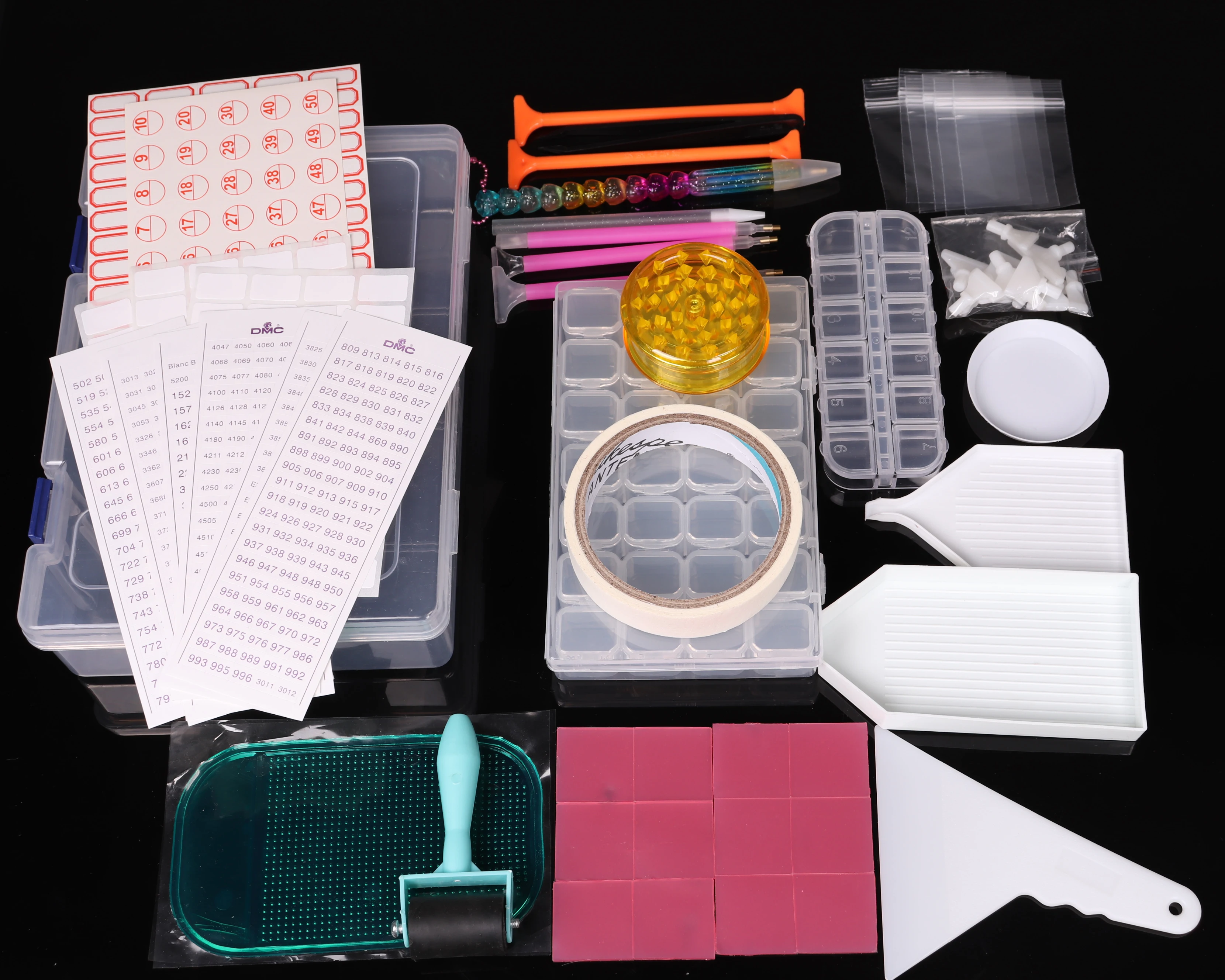 58 шт. коробка для хранения алмазной живописи ручка вышивки крестиком с