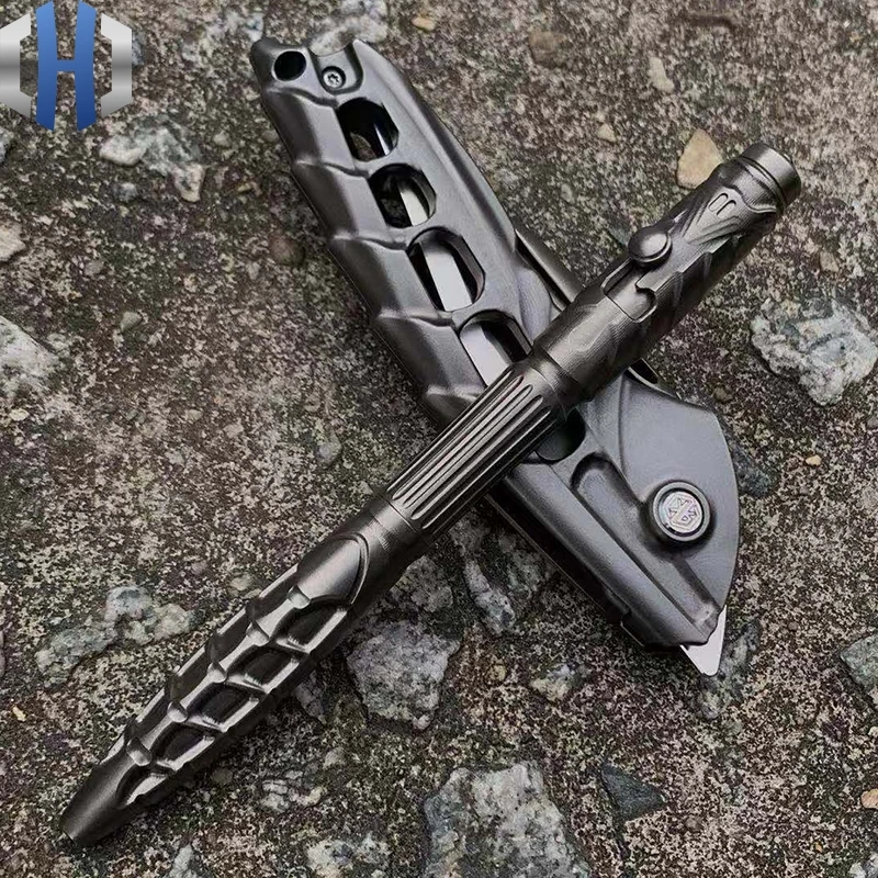 Задняя тактическая ручка с драконом TC4 титановое разбитое окно портативная EDC