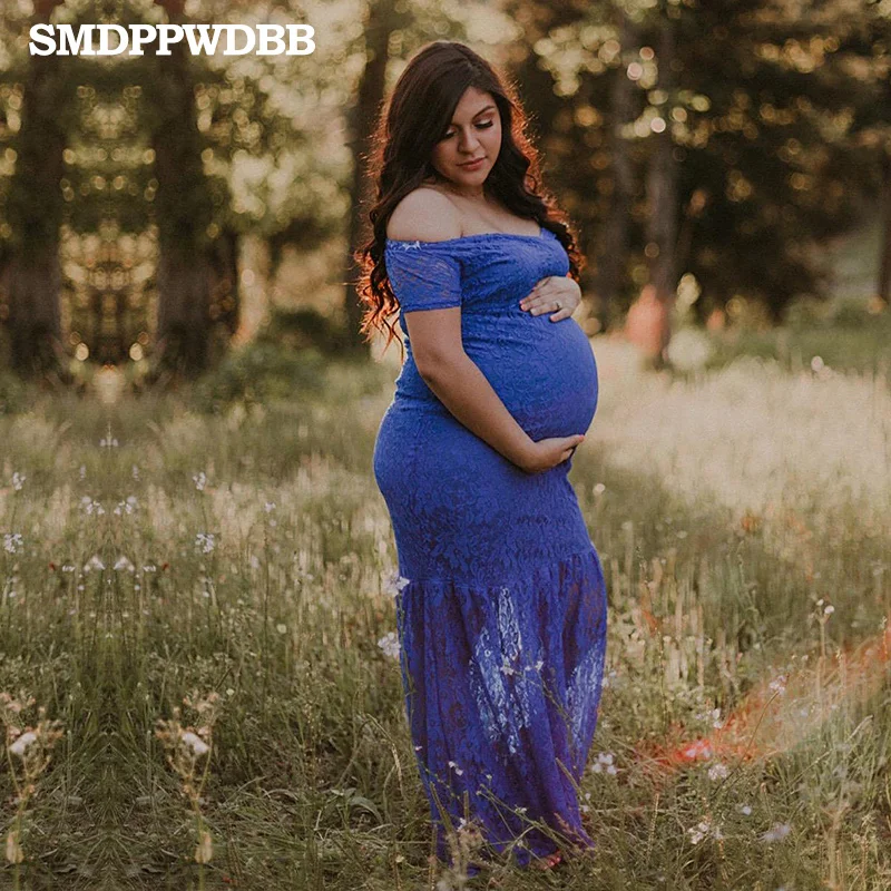 SMDPPWDBB кружевные платья для беременных реквизит для фотосъемки платье для беременных детское платье для душа фотосессии женское платье с коротким рукавом