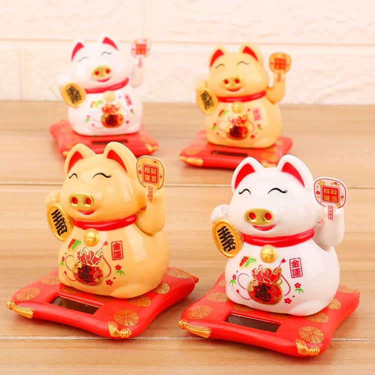 Креативное домашнее украшение ручка счастливая свинья талисман автомобиля