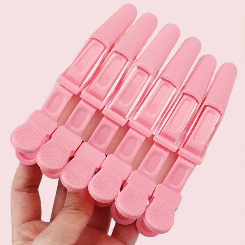 

10pcs/set Women Hair Styling Set Scalp Massage Hairbrush Kit Pink Crocodile Clip Eyebrow Brush Modelling Pointed Tail Comb G0113
