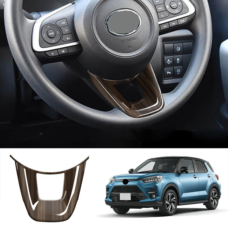 

Car Steering Wheel Cover Steering Wheel Panel Decorative Frame for Toyota Reiz Raize A200A A210A 2020-2021