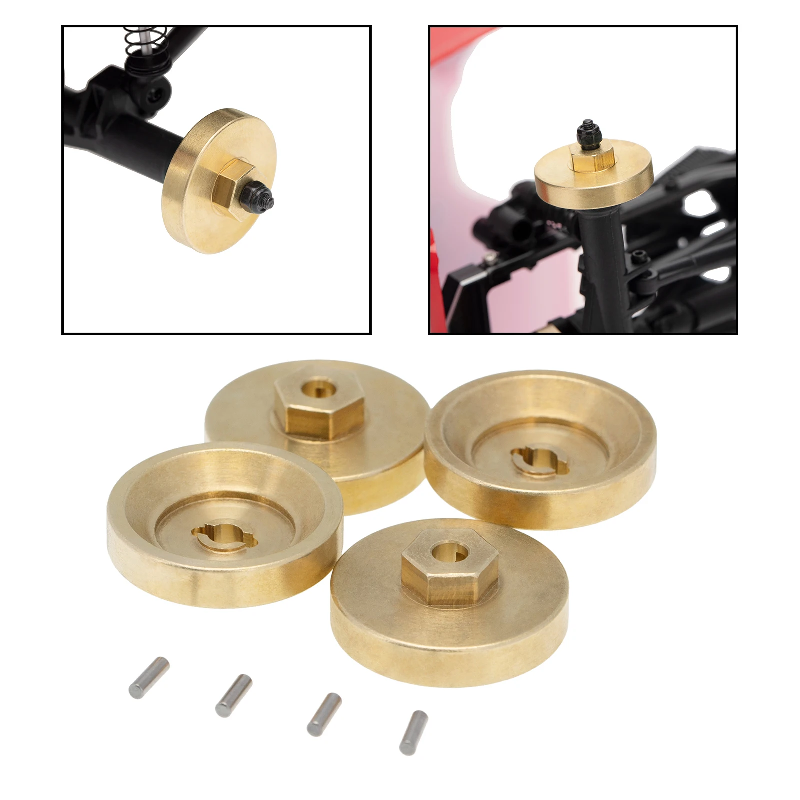 4 шт 124 rc латунные металлически