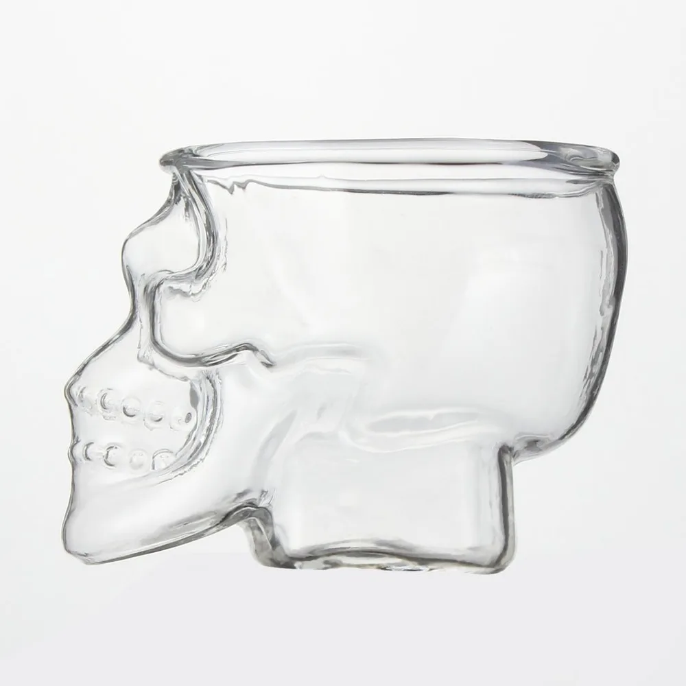 Прозрачный мини-стакан в форме головы виски винный бар и вечерние чашки идеально