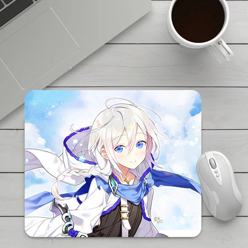 

Small Cartoon Mousepad With Cartoon Pattern of Granblue Fantasy Anime Rug Gaming Computer Table Rubber Mat Mouse Pad